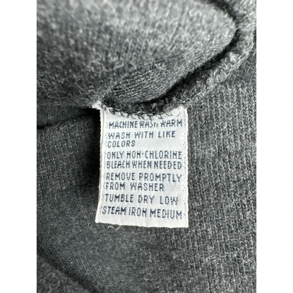 Polo Ralph Lauren Quarter Zip Pullover Sweatshirt Gray Pony Logo Size L